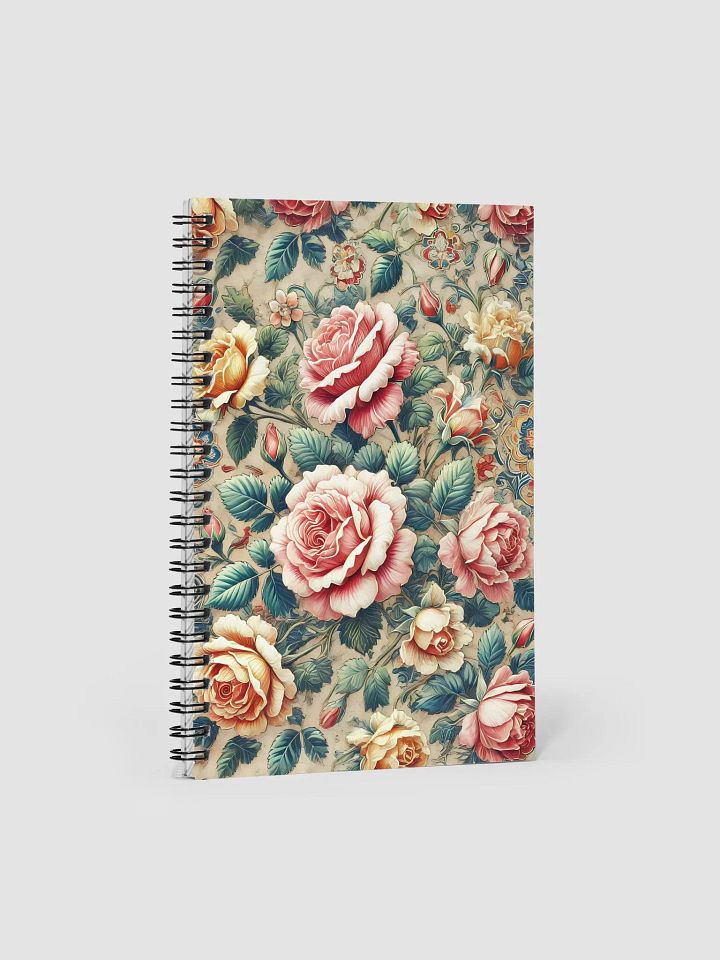 Royal Floral Spiral Notebook product image (1)