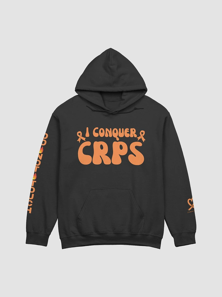 Bold 'I Conquer CRPS' Do Not Touch RIGHT Arm Hoodie product image (7)