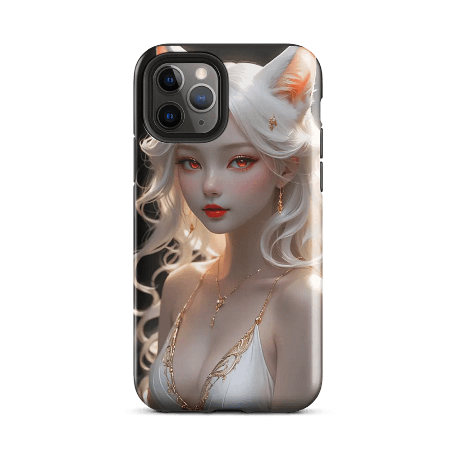Mystical Fox Goddess iPhone Tough Case – Enchanting and Elegant Fantasy Art product image (25)