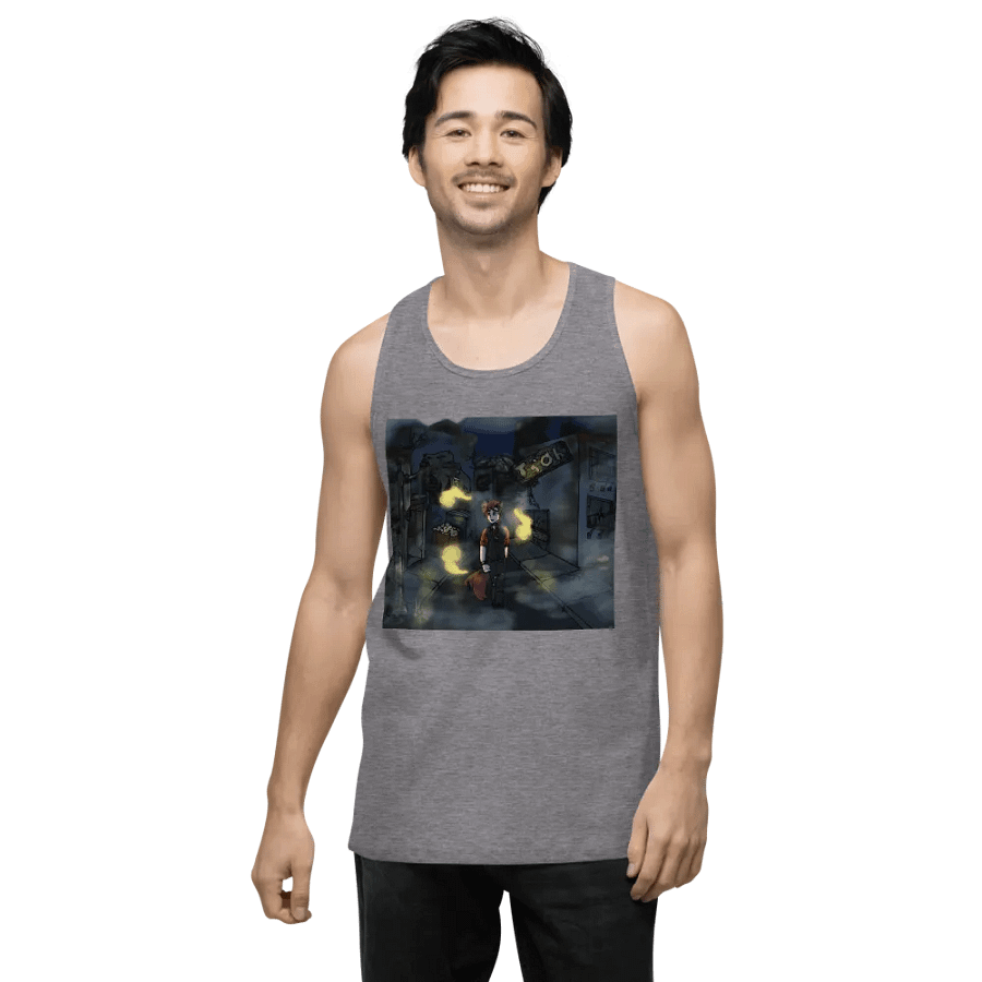 Cotton Heritage Men's Premium Tank Top - Cryptid Wasteland product image (2)