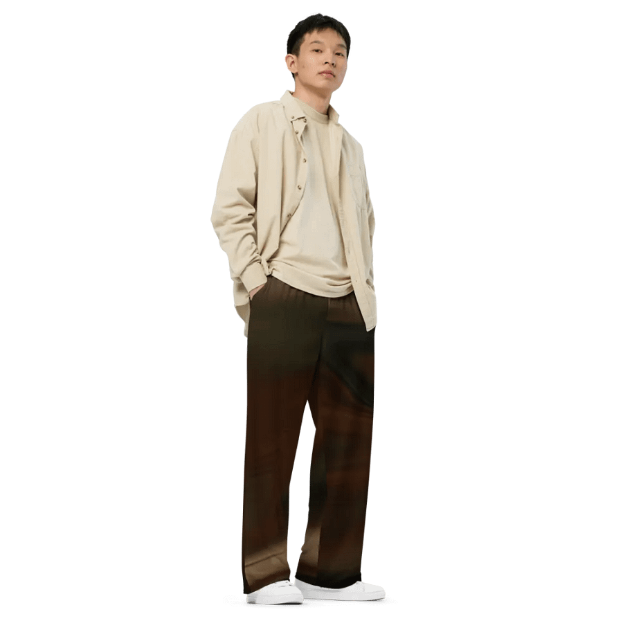 Camouflage Pattern Unisex Wide Leg Pants | Camo Pattern Pants product image (9)