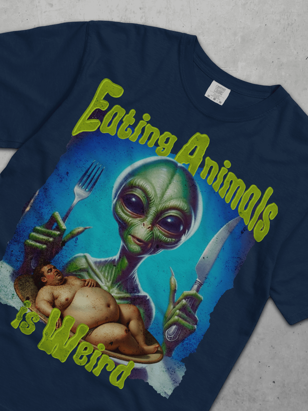 Eating Animals Is Weird Tee product image (4)