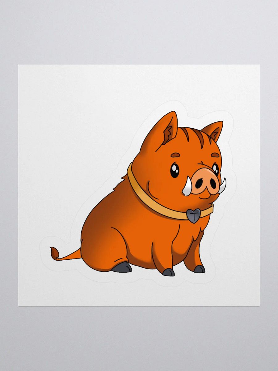 Tabasco the Boar Kiss Cut Sticker product image (9)