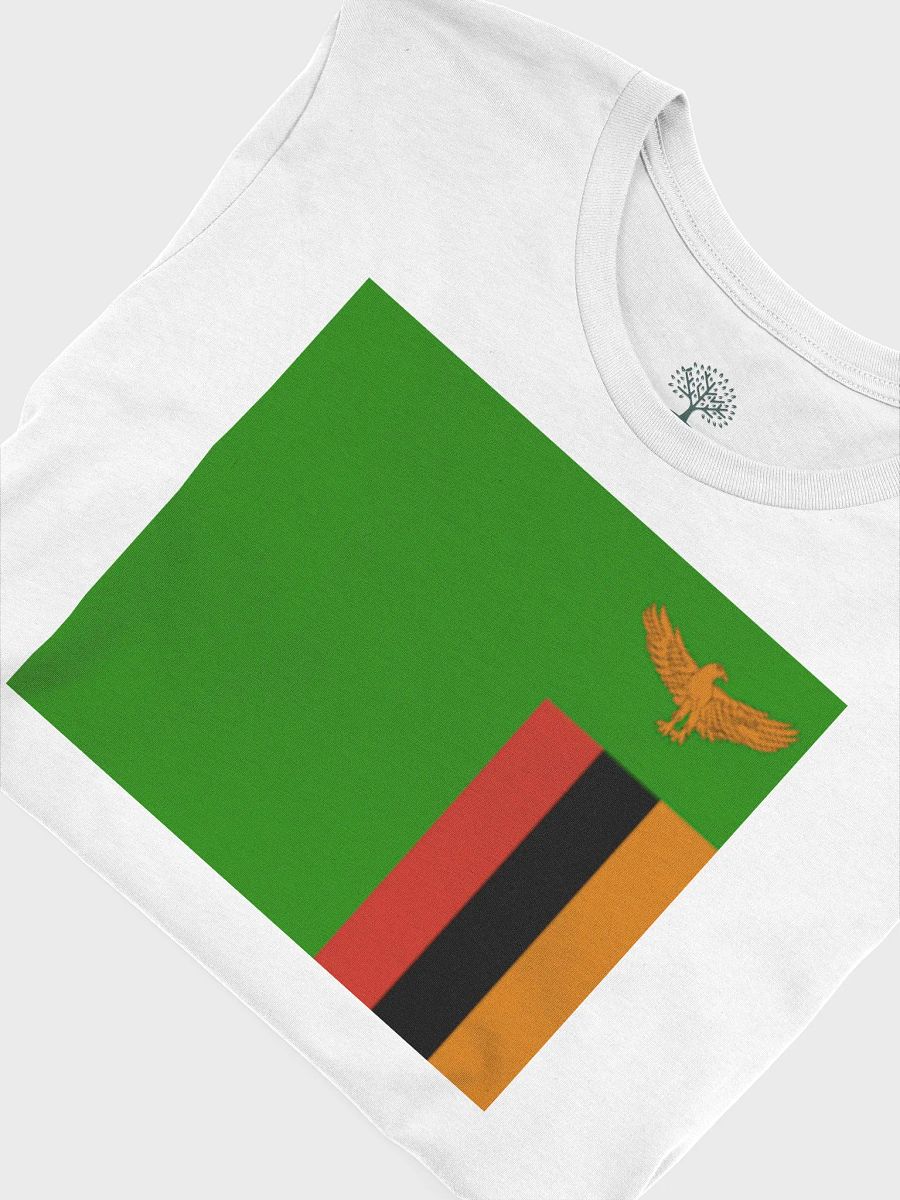 Exclusive Graphic Grove Supersoft Unisex Zambian Flag T-Shirt product image (7)