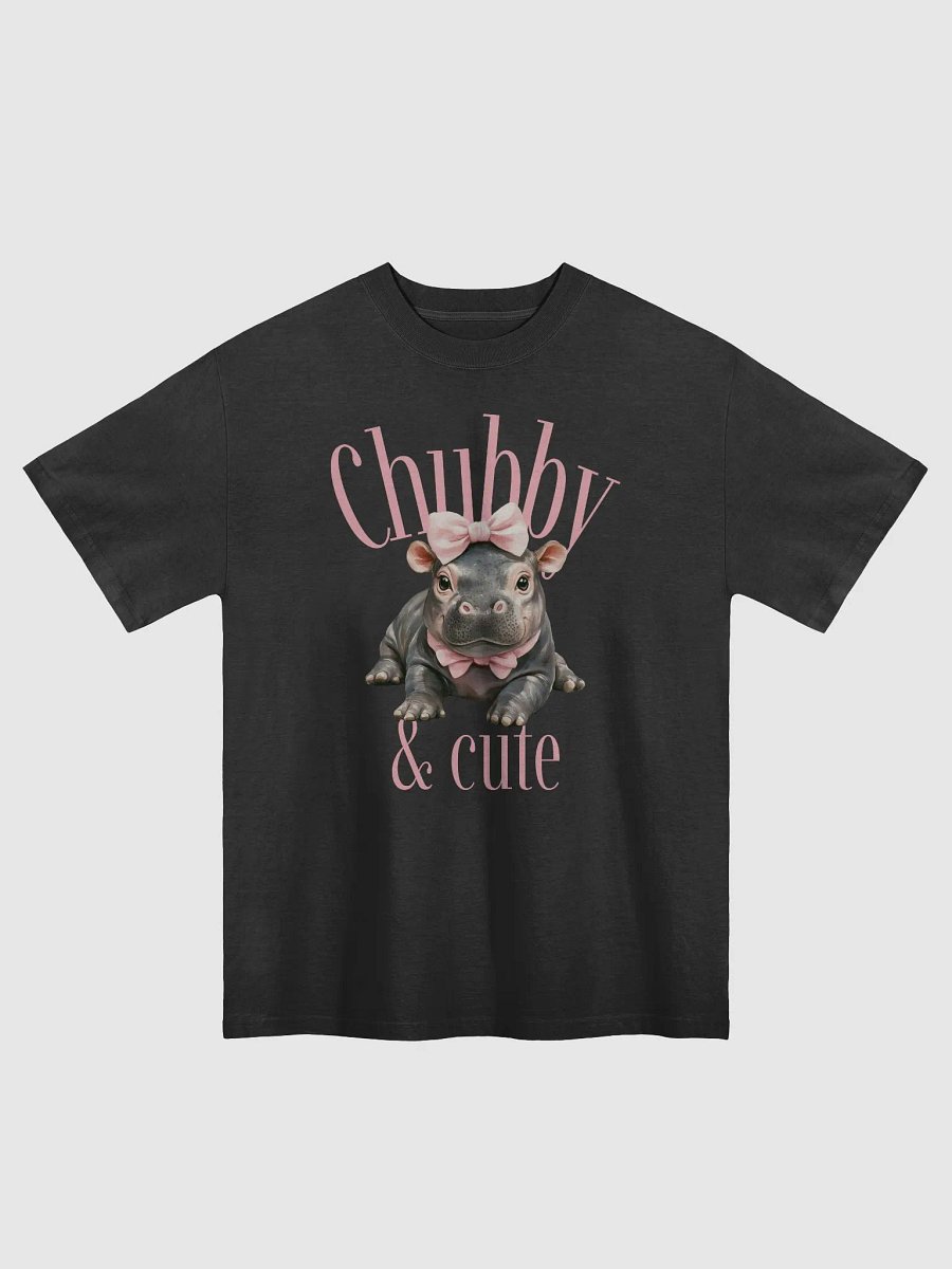 Chubby & Cute Premium Oversized Faded T-Shirt product image (1)