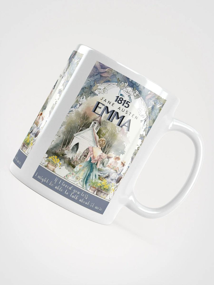 Jane Austen Coffee Mug, Emma Historical Romance Coffee Cup Bookish Literary Jane Austen Fan Art Gift for Her, Bookclub Gift product image (4)