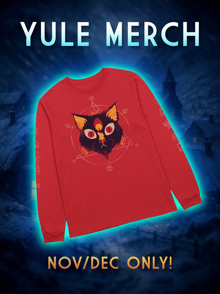 Jólakötturinn 2025 X-mas Bella+Canvas Long Sleeve product image (1)