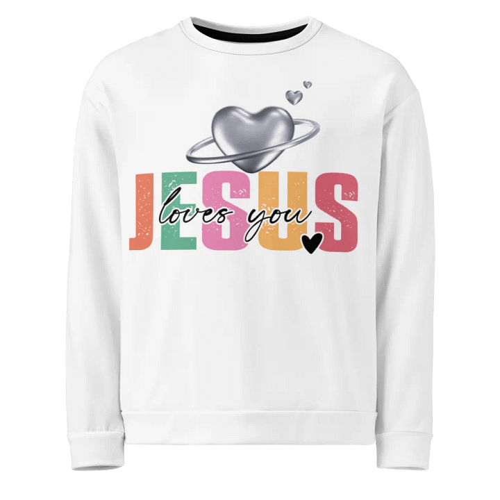 Metallic Love All-Over Sweatshirt product image (1)