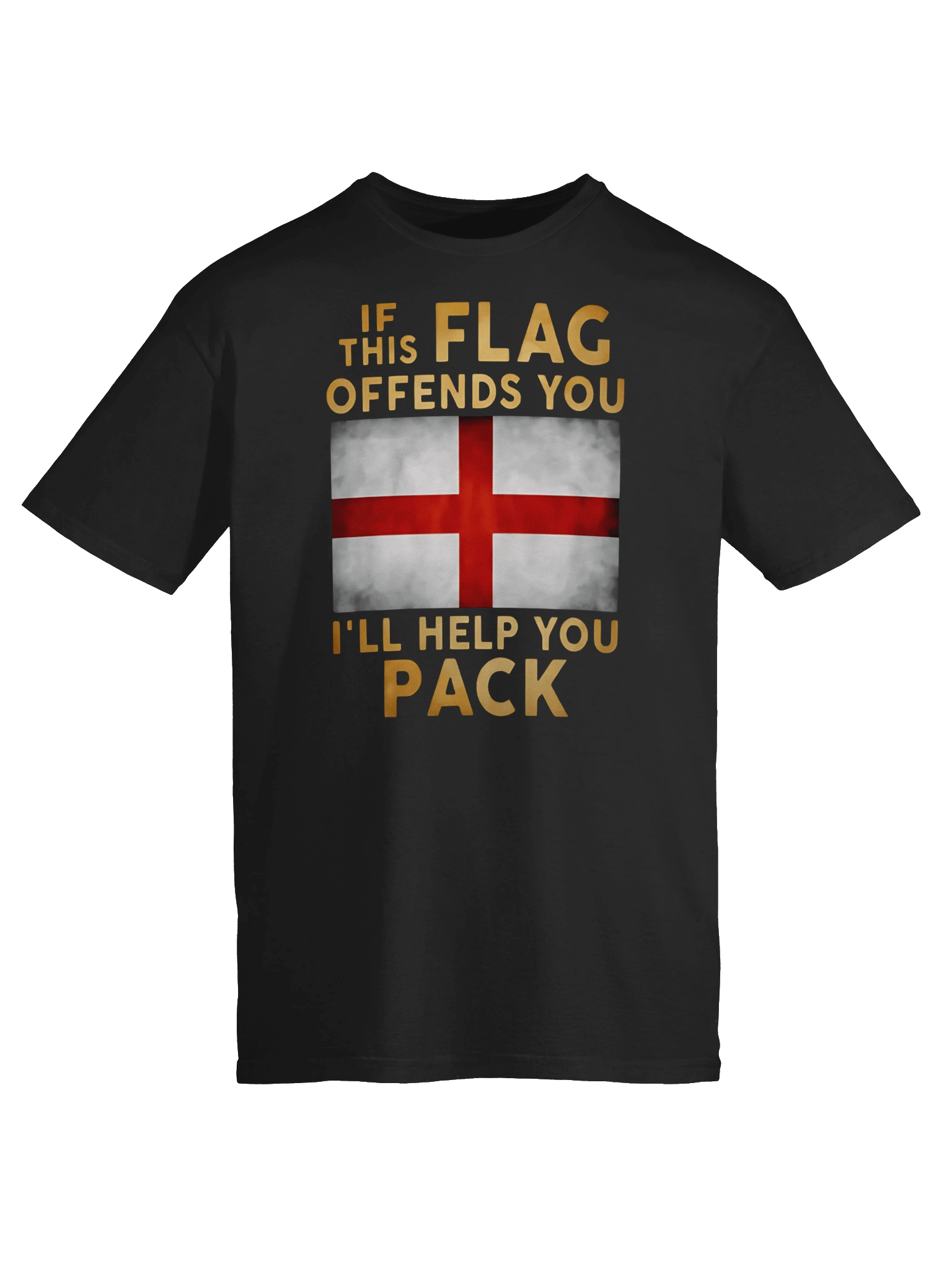 If This Flag Offends You Union Jack Britain Herren-T-Shirt product image (6)