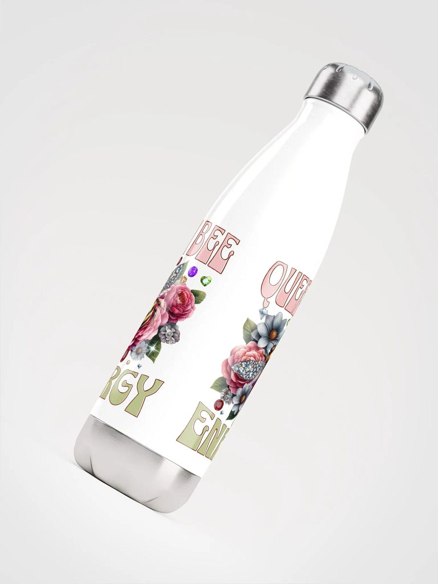 Queen Bee Stainless Steel Water Bottle | Floral Bee Design product image (4)
