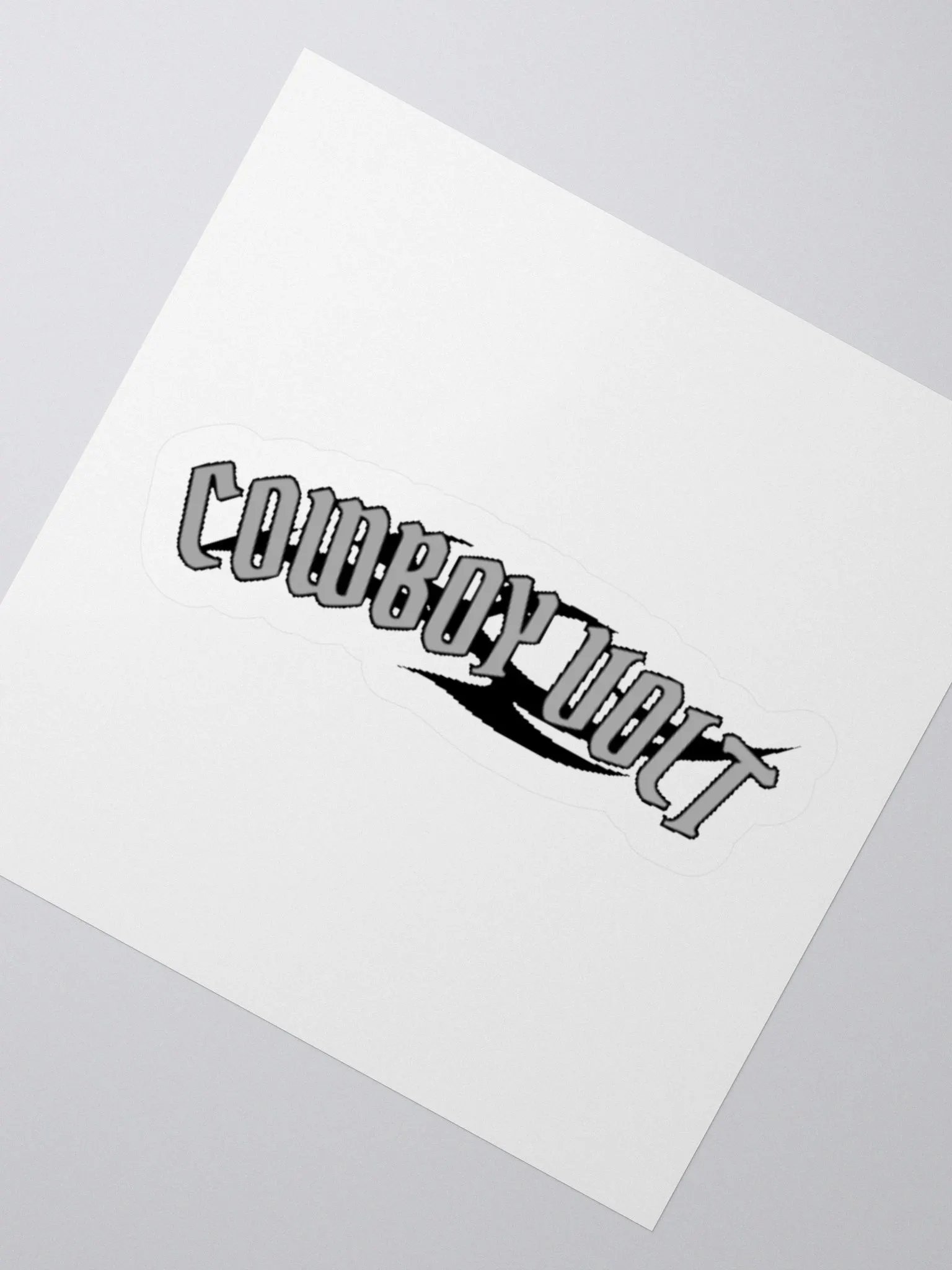 Cowboy Volt Kiss Cut Stickers product image (6)
