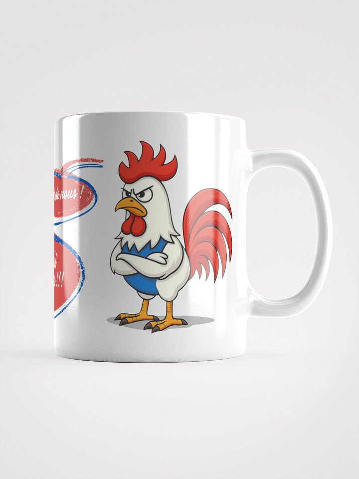 Mug Blanc, Coq Râleur - On se fout de nous et Dis-moi que je rêve - Cadeau Humour Français product image (2)