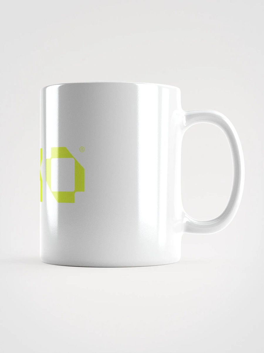 EKO's Yellow Logotype Mug (White) product image (1)