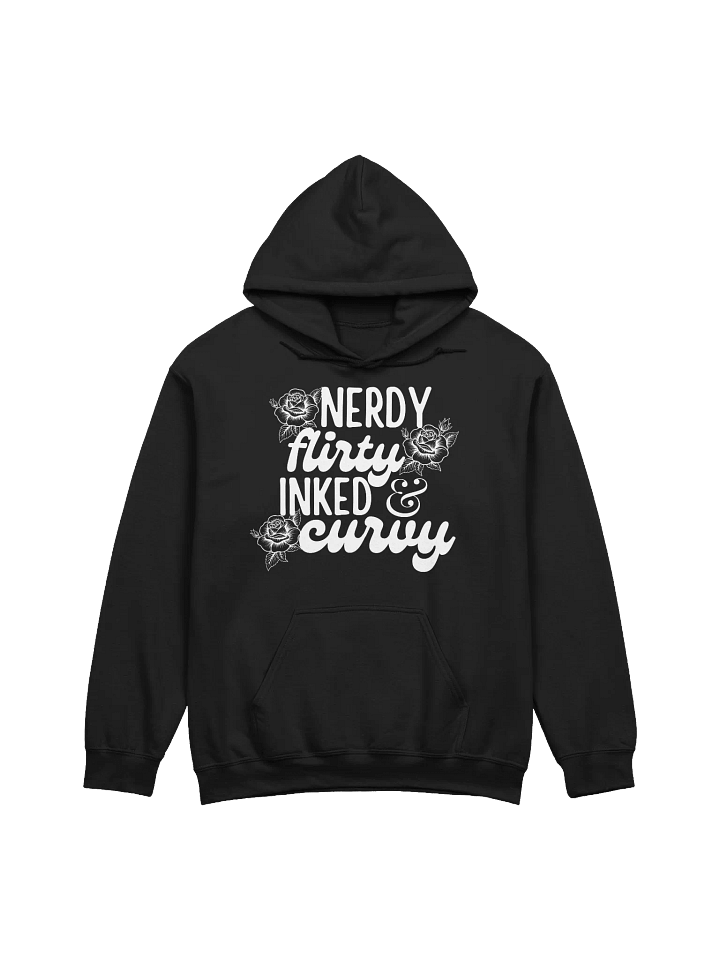 Nerdy Flirty Inked and Curvy Women's Hoodie product image (1)