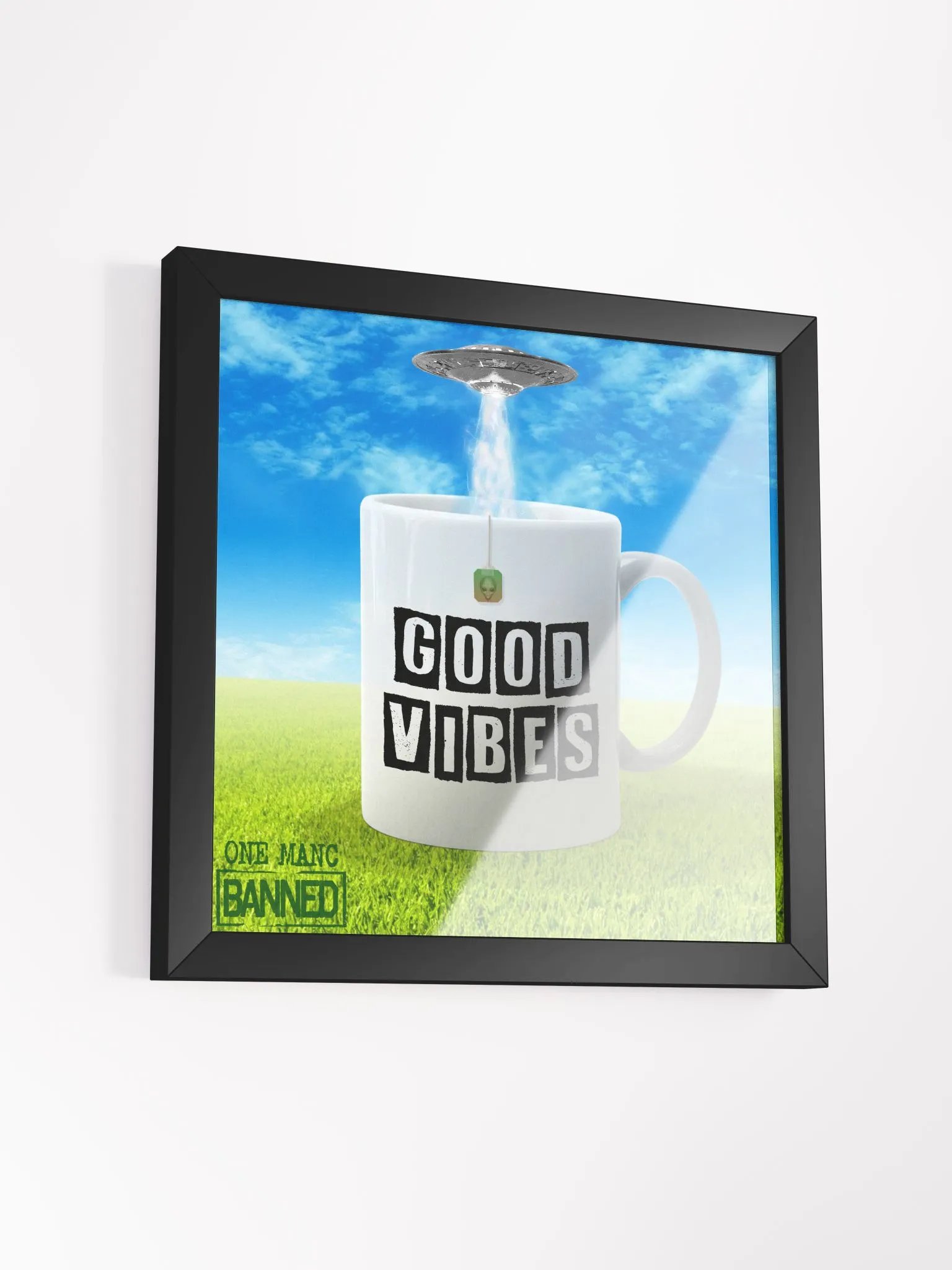 Good Vibes Single Cover Framed Artwork product image (3)