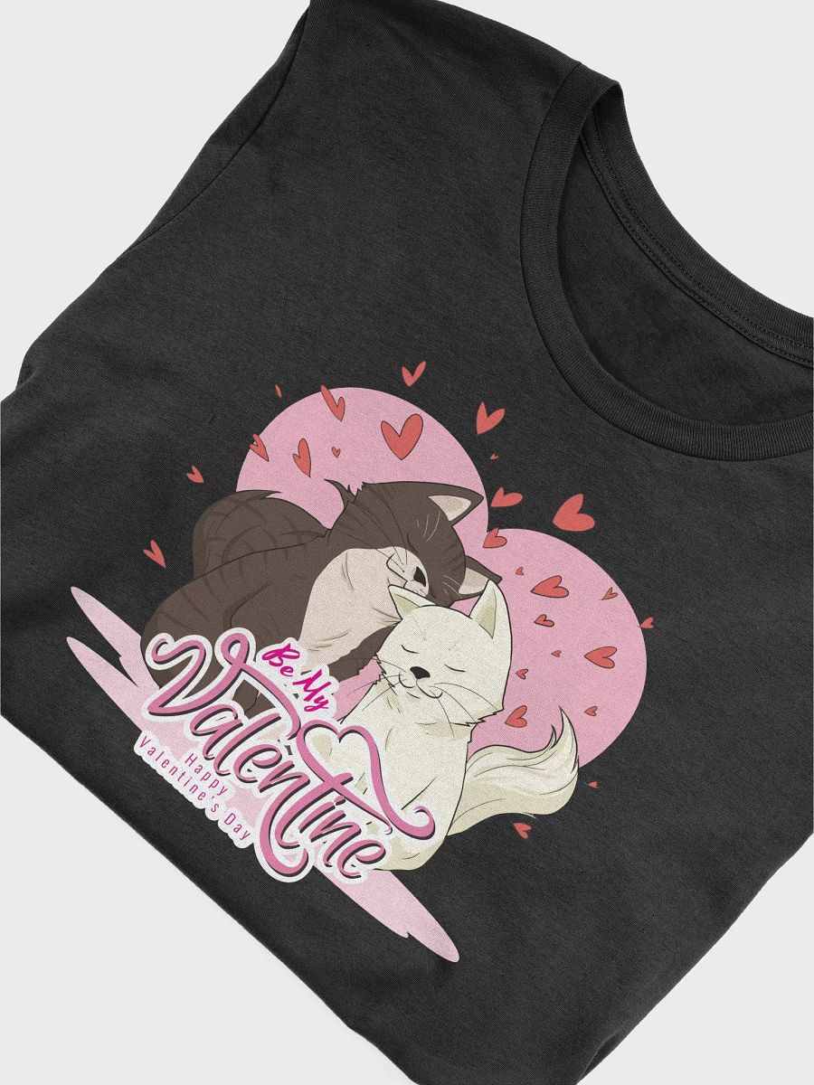 meow cute Cuddly Valentine's Cartoon Cats T-Shirt product image (43)