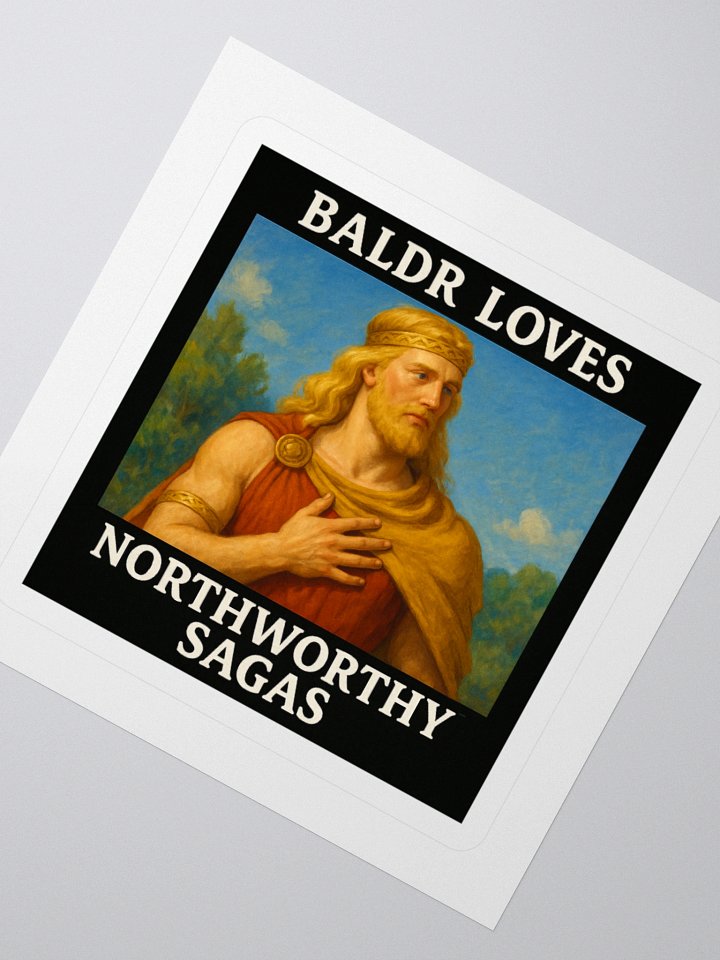 Baldr loves Northworthy sagas stciker product image (4)