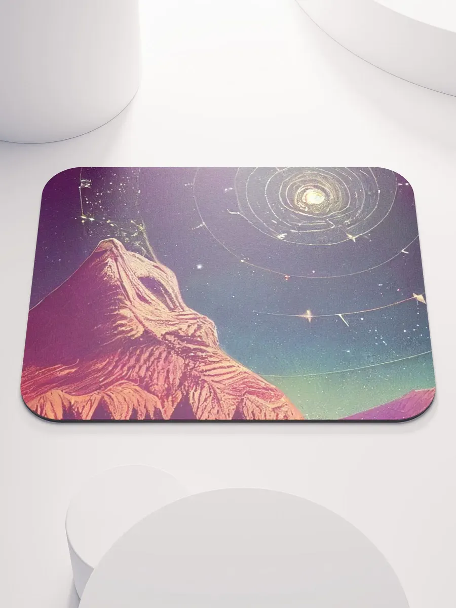 Starry Mountain Mouse Pad product image (1)