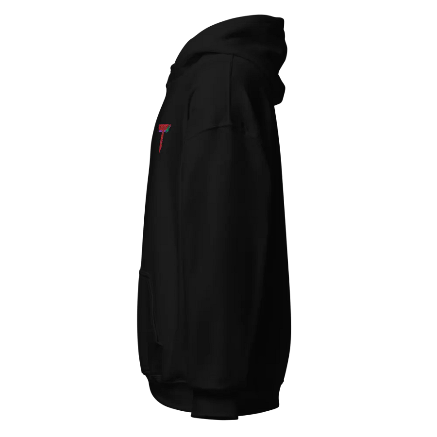 Topaz Christmas Black Hoodie (EMBROIDERED) product image (3)