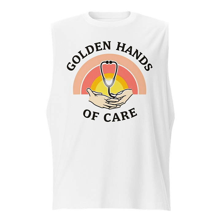 Golden Hands of Care Muscle Tank product image (1)
