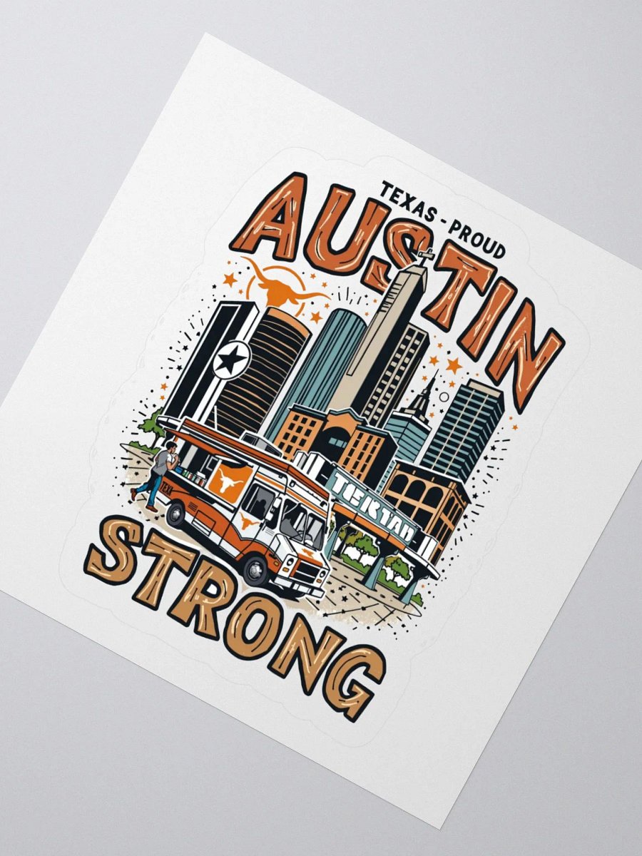 Austin Strong Kiss Cut Stickers product image (6)