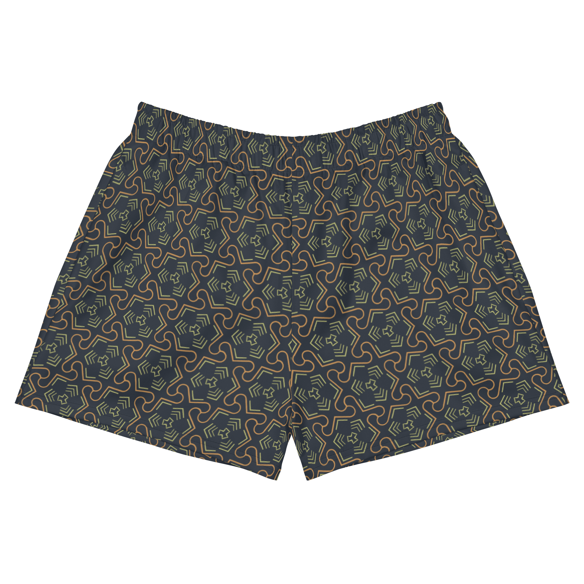 Groovy Grove Geometric All Over Print Unisex Athletic Shorts product image (4)