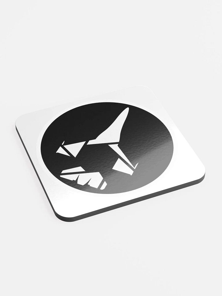 Glossed Cork Coaster - channel logo product image (2)