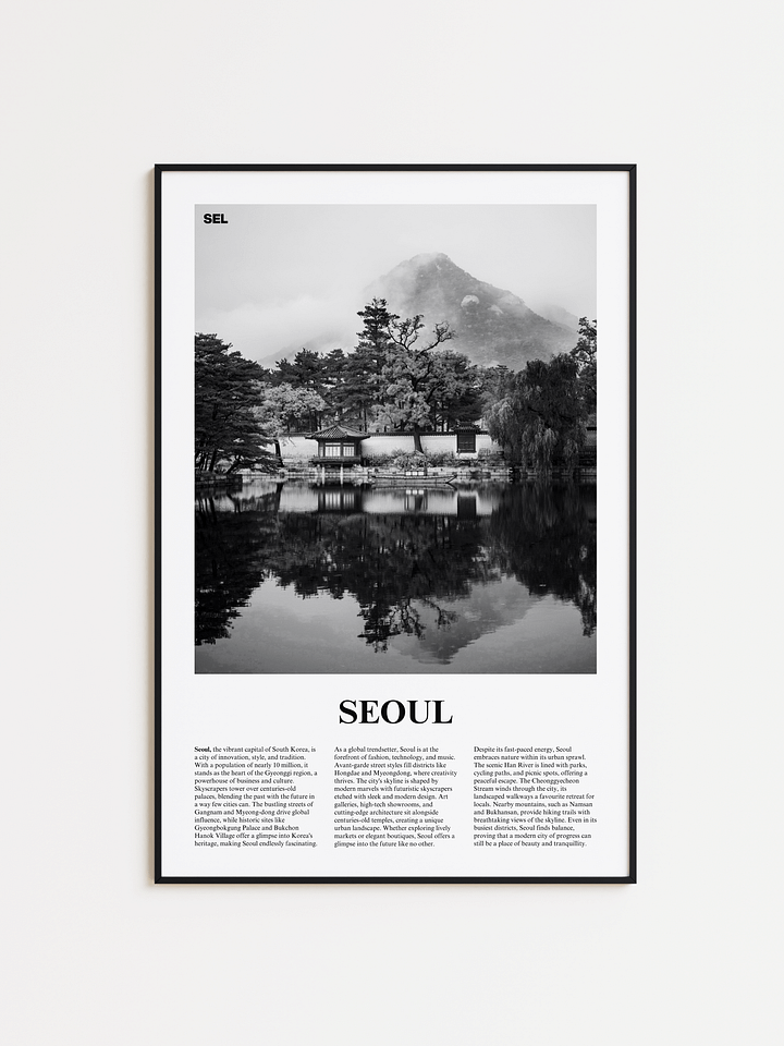 Seoul 03 Newspaper Poster product image (1)
