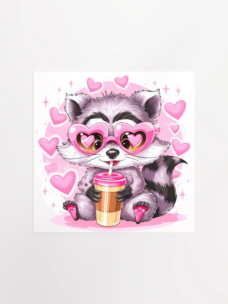 Whimsical Raccoon Poster product image (3)