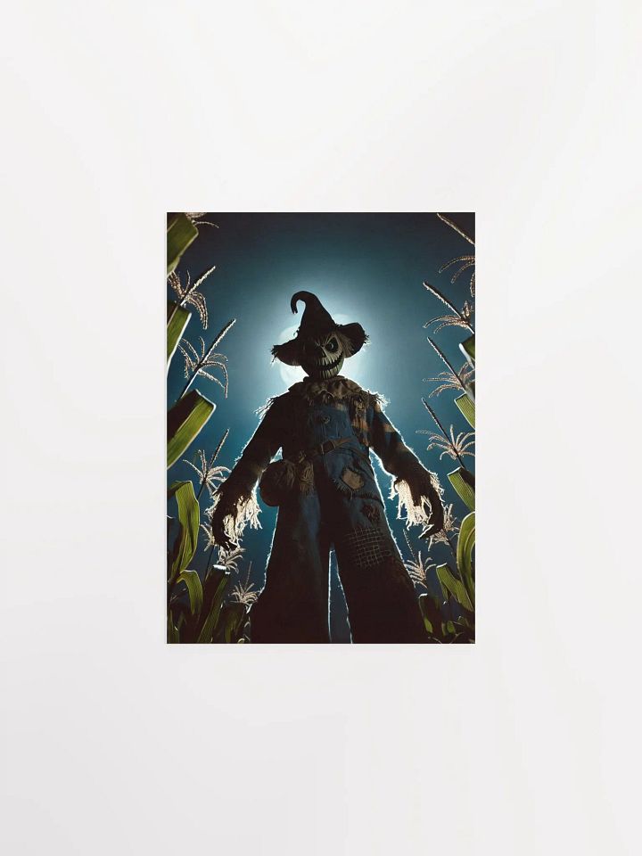 Scary Halloween Scarecrow Night Premium Poster product image (1)