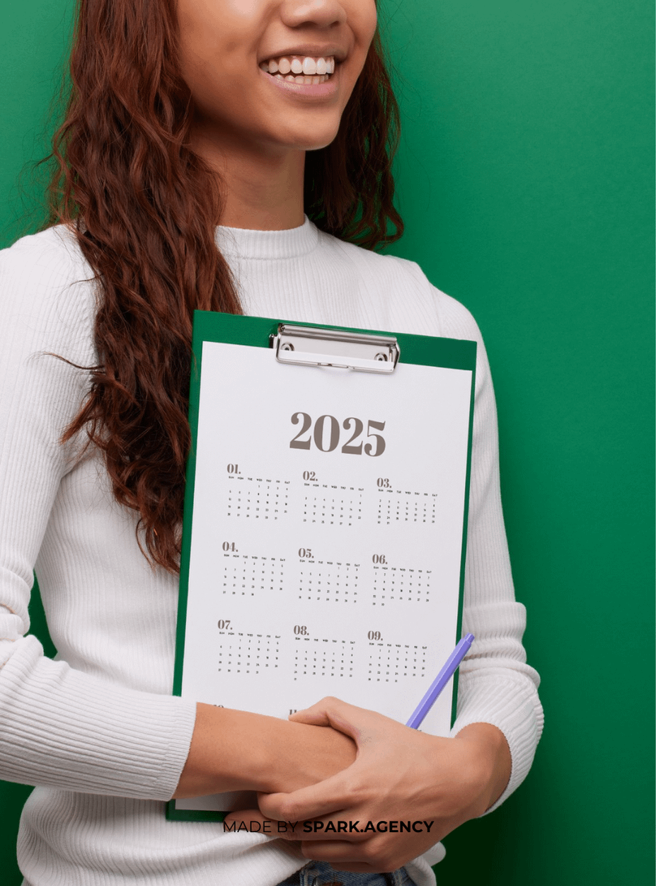 Minimalist Monthly 2025 Calendar Poster product image (3)