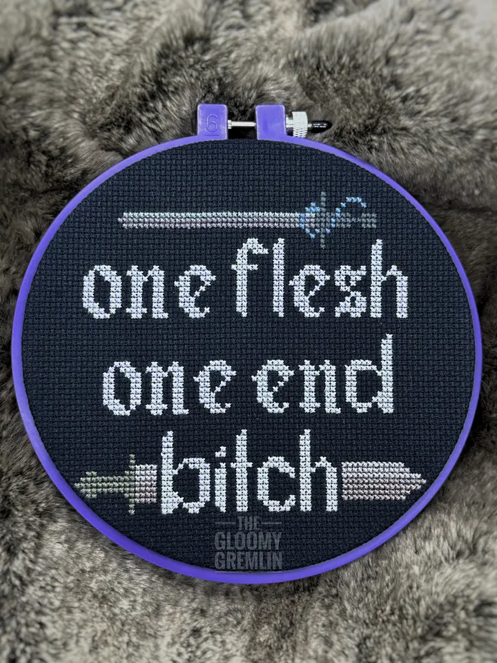 One Flesh One End - Cross Stitch Pattern product image (1)