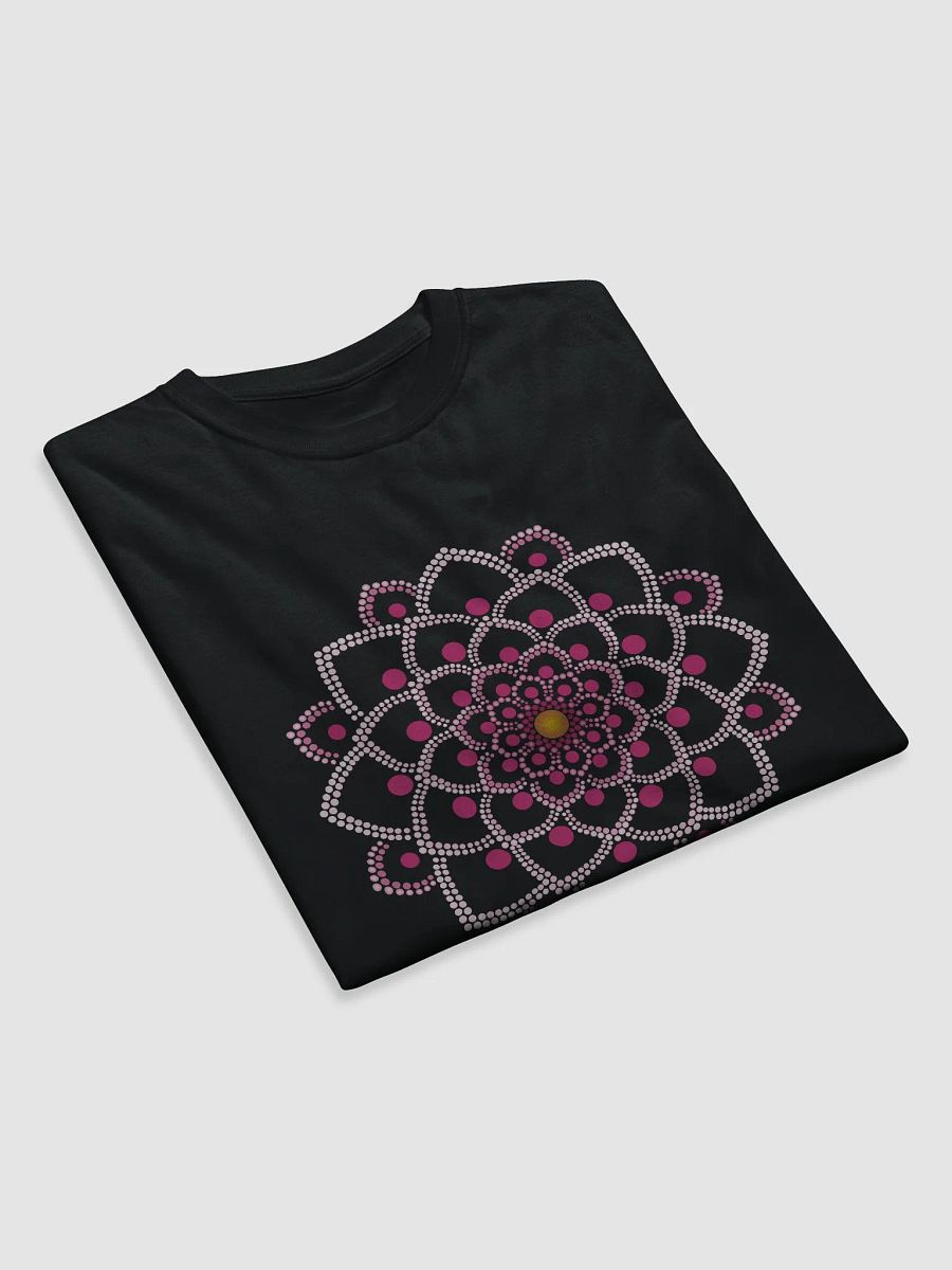 Simple Pink Mandala Unisex Organic T-Shirt product image (4)