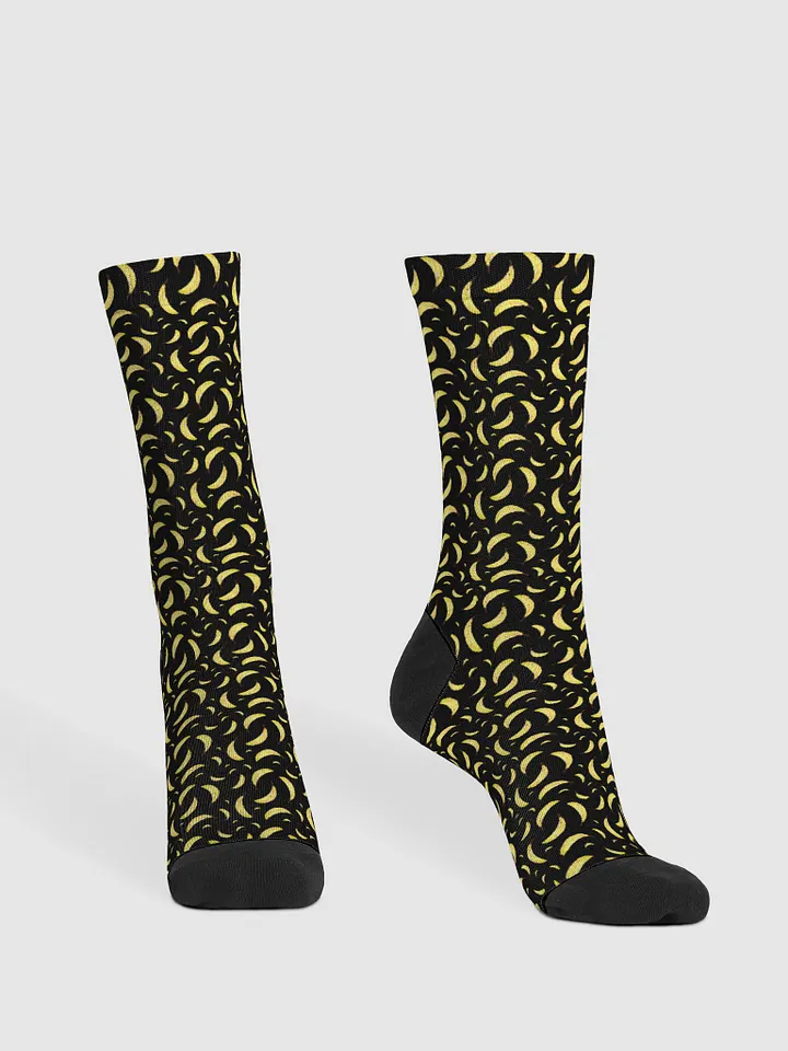 Black Banana pattern eco socks product image (1)
