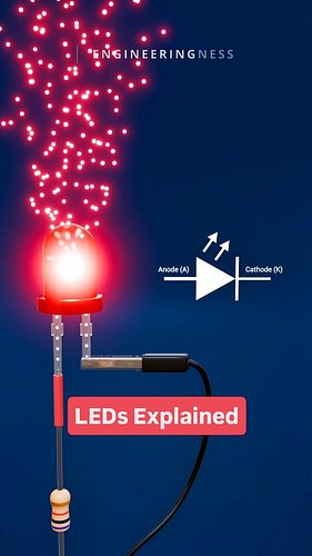 How LEDs work ⚡💡
Why they only light up above a forward voltage, how current flows, and what makes them emit photons in the v...