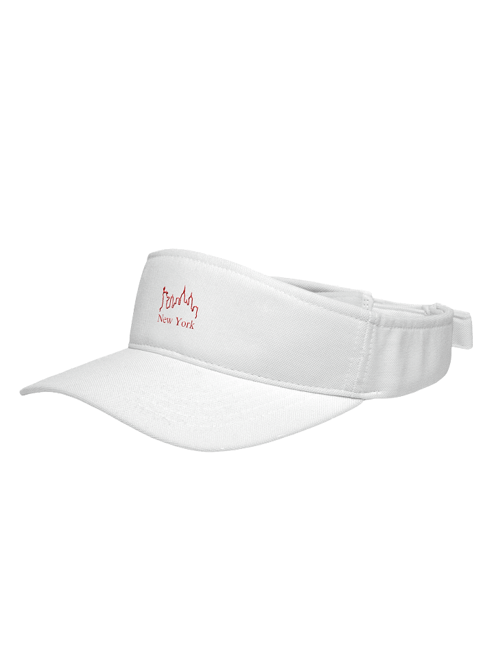 New York Skyline Liberty Embroidered Flexfit Visor product image (8)