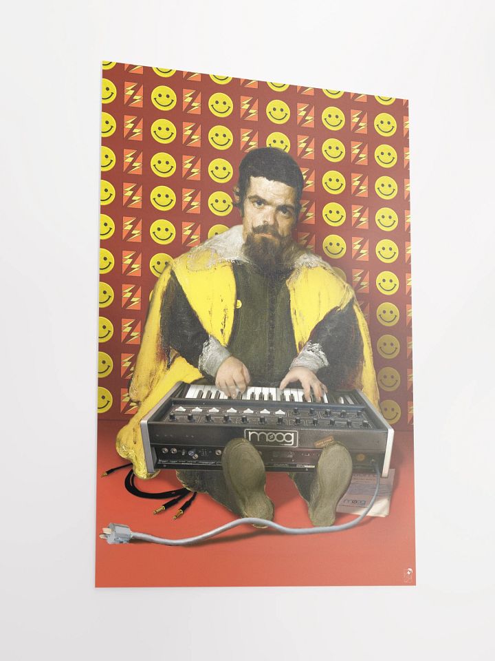 El Micromoog del Primo, Micromoog tribute by Frank Fonik, EDM Techno Enhanced Matte Poster product image (1)