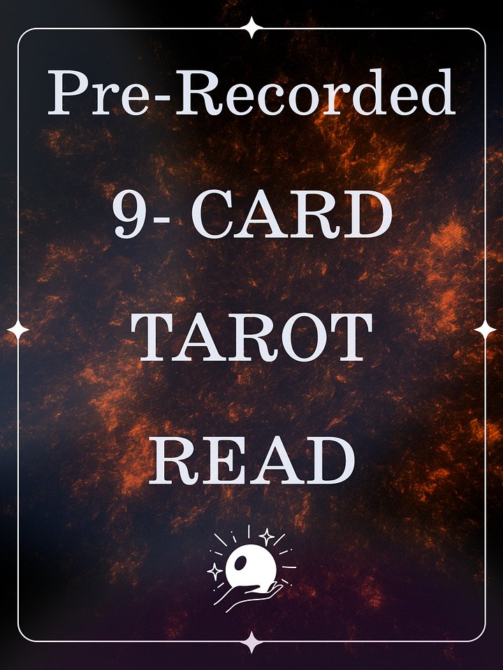 Pre-Recorded: 9-Card Tarot Reading product image (1)