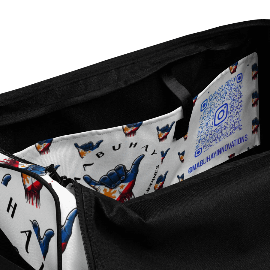 Mabuhay The Aloha of the Philippines Duffle Bag - Shaka Hang Loose Vibes for Your Adventures product image (9)