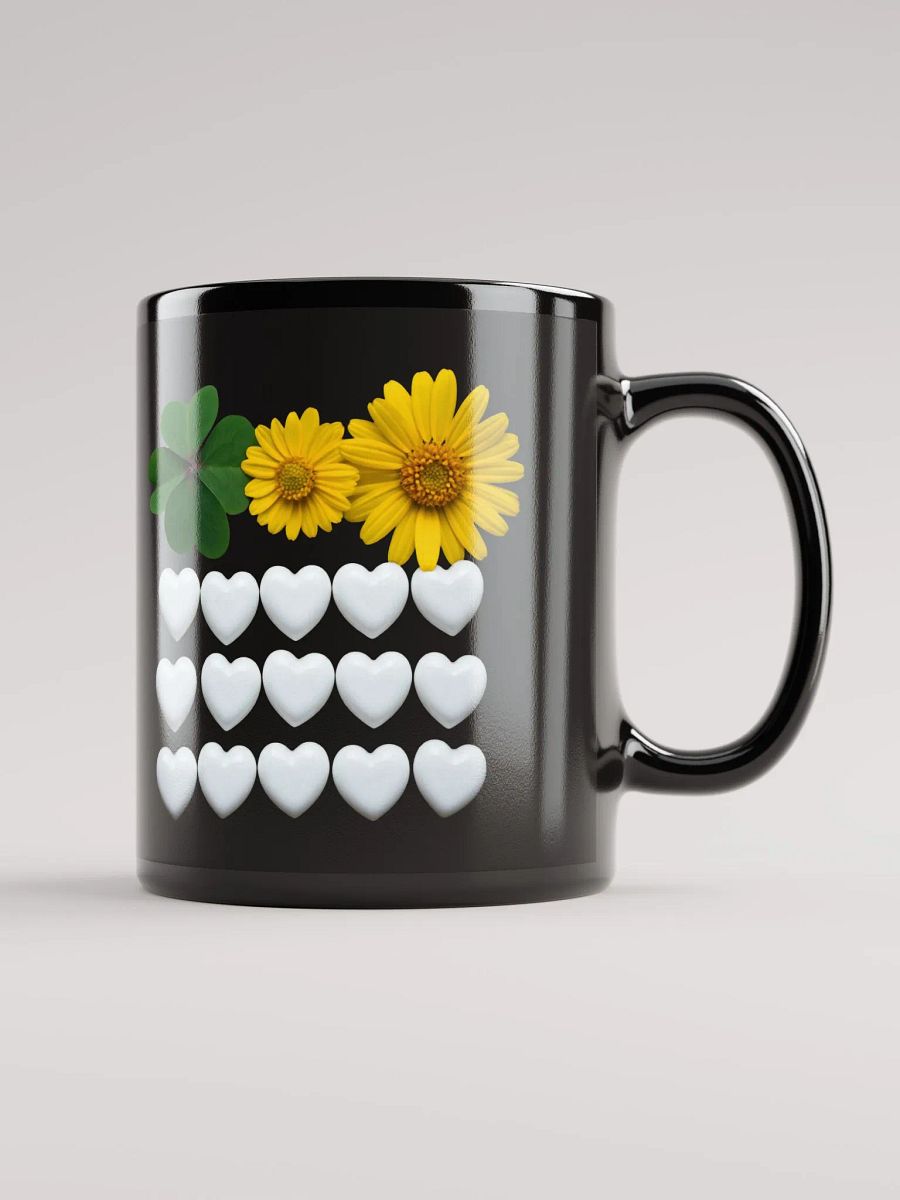Lucky Hearts Black Mug product image (3)