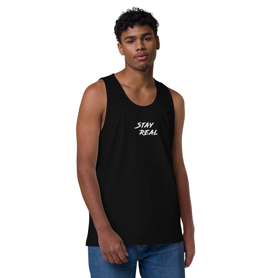 Stay REAL Embroidered Tank product image (6)