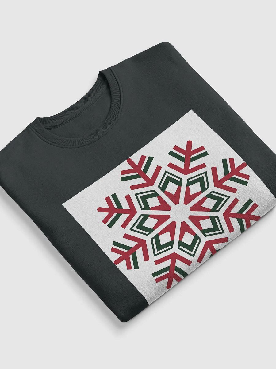 Modern Snowflake Symmetry Eco Sweatshirt product image (5)