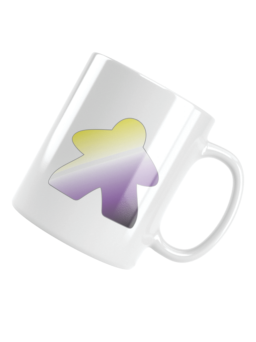 Non-binary Pride Gradient Meeple Mug product image (4)