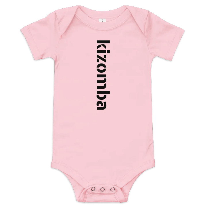 KIZOMBA - BABY SHORT SLEEVE - ONESIE - PINK product image (1)