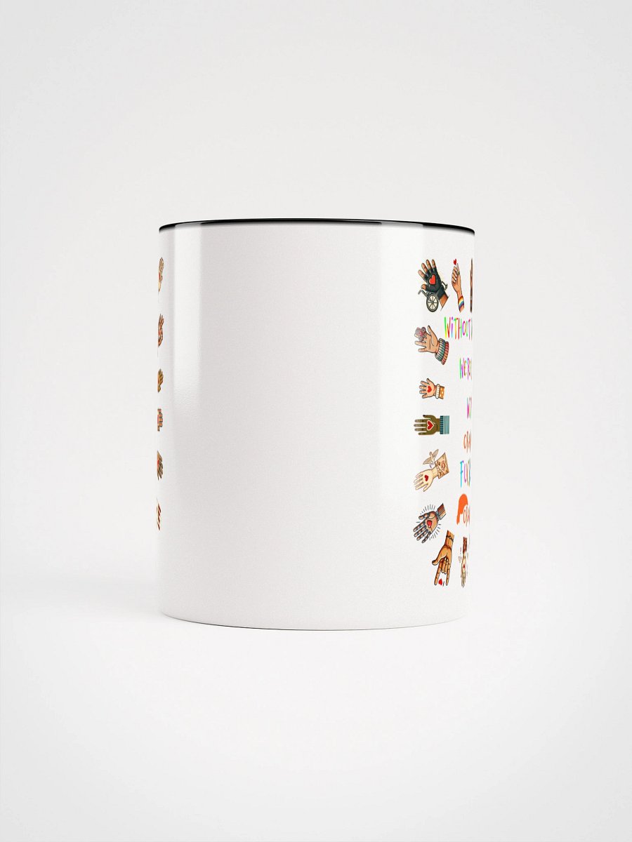 Without Diversity We're Left With Orange Fucking Orange Accent Mug product image (10)