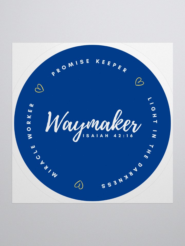 Way Maker – Faith Sticker product image (1)