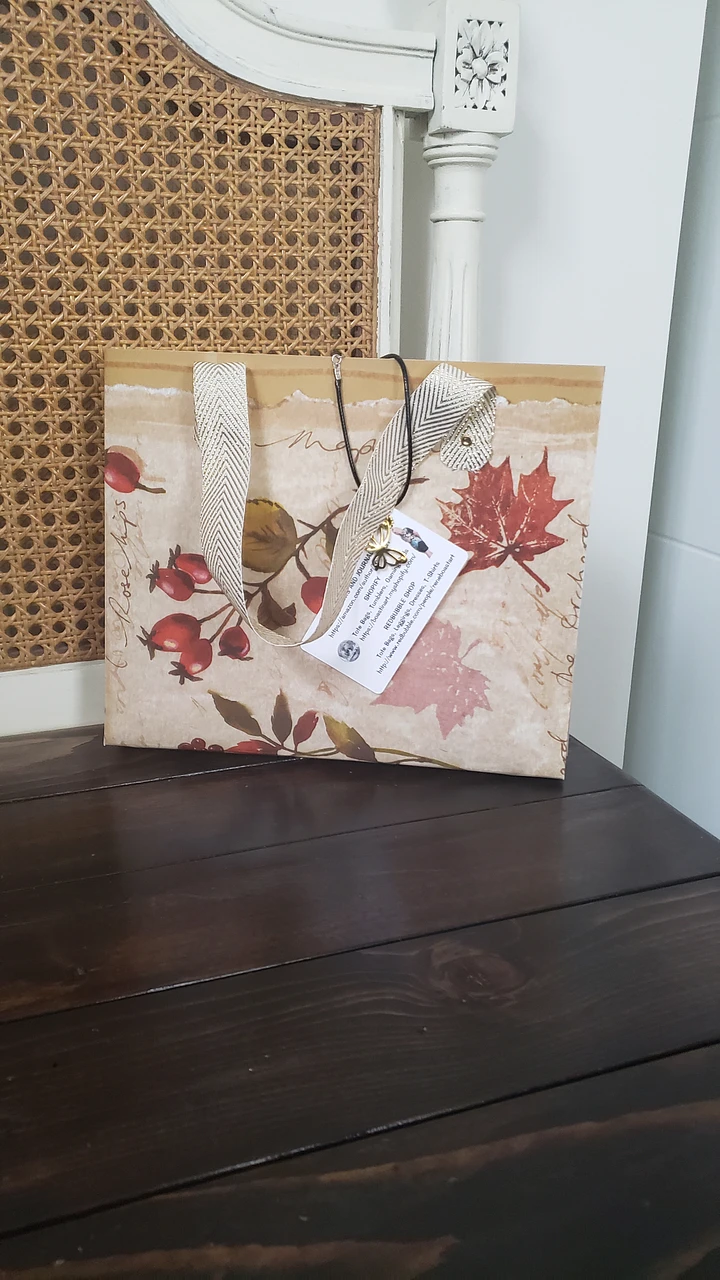 Simple But Cute Apples and Cherries Gift Bag with Notebook product image (1)