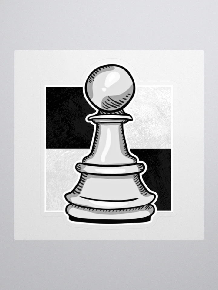 White Pawn Sticker product image (2)