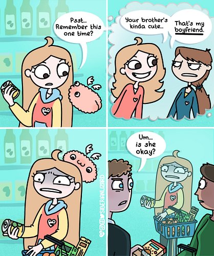 Me at the shops, trying to figure out whether olives are precessed foods.
Brain: “Let’s relive THIS memory it in 4K.” 🧠✨
#com...