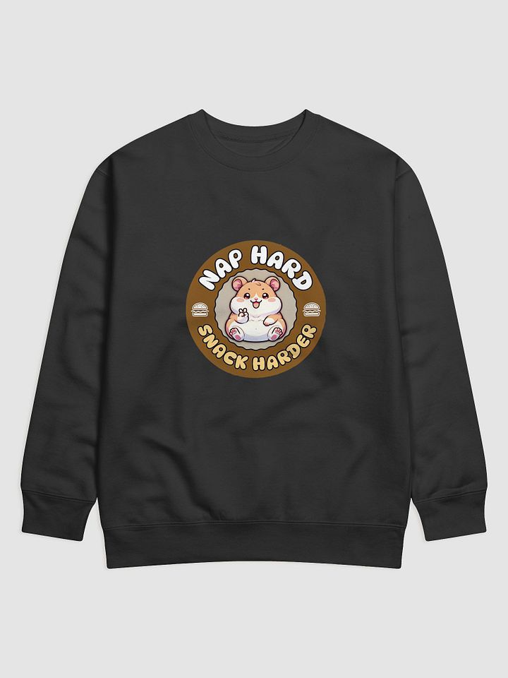 Nap Hard Snack Harder Hamster Premium Sweatshirt product image (1)